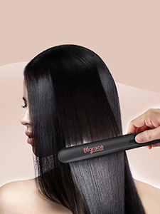 Salon flach-eisen-haarglätterdampf für 2-in-1 Locken-Haar zum Glättung des Haares Infrarot-Feuchtigkeits-Ionen-Keramikplatte - Product Image 2