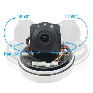 Caméra IP PTZ PoE HJ-ZP200WP 1080P 2MP avec zoom optique 4X H.264 Surveillance de sécurité en métal - Product Image 1