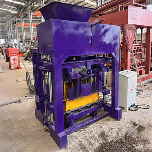 QTJ4-40A mesin pembuat bata inlock murah ekologi mesin pembuat blok berongga beton harga - Product Image 2