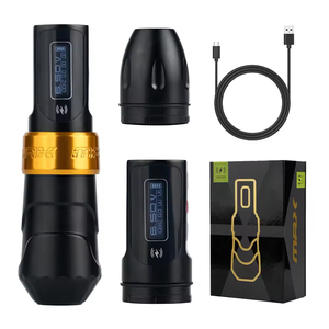 Set de Máquina de Tatuaje Inalámbrica OEM con Batería de Litio y Agujas Desechables de Acero Inoxidable para Maquillaje Permanente - Product Image 3