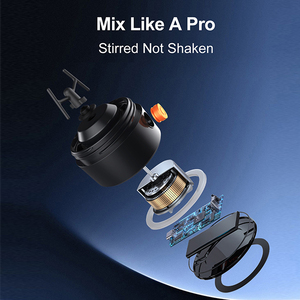 New Design Custom Logo BPA Free Portable Work Out Sport 700ml USB Rechargeable Auto Mixing <b>Protein</b> Powder Shaker <b>Bottle</b> DE1001 T - Product Image 2