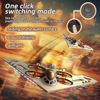Avión de Acrobacias de Espuma RC 2.4G, Planeador de Control Remoto con Luz LED, Cámara UHD 8K, 6 Canales, Juguete Volador para Niños