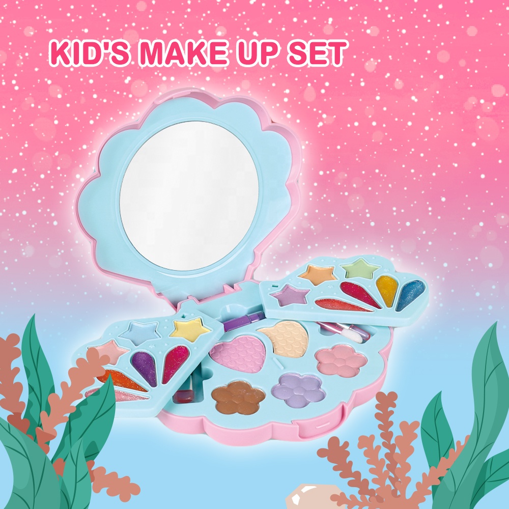 Juegos De Maquillaje En Papel De Princesa Sirena – Set Creativo Con Sombras, Rubor Y Pegatinas, Regalo Para Niñas De Cumpleaños O Navidad, Estimula La Imaginación