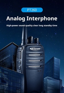Radio bidirectionnelle professionnelle Kirisun PT260 avec fonction <span class=keywords><strong>de</strong></span> balayage des canaux, analogique, UHF et VHF <span class=keywords><strong>en</strong></span> option, TOT, PTT, longue portée - Product Image 5