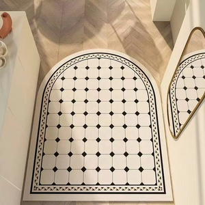 Vente Décoration intérieure contemporaine <span class=keywords><strong>Paillasson</strong></span> en bobine de soie <span class=keywords><strong>Tapis</strong></span> esthétique personnalisé <span class=keywords><strong>Tapis</strong></span> à carreaux anti-fatigue <span class=keywords><strong>Tapis</strong></span> de mode - Product Image 6