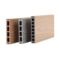 Panneaux muraux WPC co-extrudés modernes pour l'extérieur - Garde-corps extérieurs - Panneaux décoratifs extérieurs étanches - Panneau mural imperméable