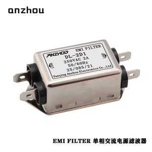 Filtro EMI Anzhou DL-3D1 250VAC 3A 50/60Hz, Módulo de Filtro de Línea de Alimentación Monofásico - Product Image 2