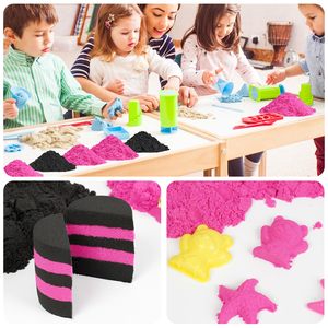Arena Mágica Blanca, No Tóxica y Ecológica para Juguetes Sensoriales Infantiles; Arena Mágica Sensorial Reutilizable y Maleable - Product Image 3