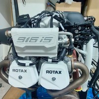 Moteur d'avion Rotax 916is A2, refroidi par eau, turbocompressé, poids utile de 100 g, garantie d'un an pour la production d'énergie des drones
