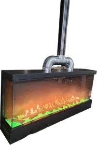 Caminetto <span class=keywords><strong>a</strong></span> <span class=keywords><strong>Gas</strong></span> Personalizzabile in Design o <span class=keywords><strong>Dimensioni</strong></span>, 60 Pollici - Product Image 6