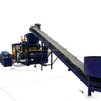 Machine à blocs de béton hydraulique automatique QT4-15, machine de moulage par vibration, populaire au Kenya, petite capacité pour les nouveaux démarcheurs