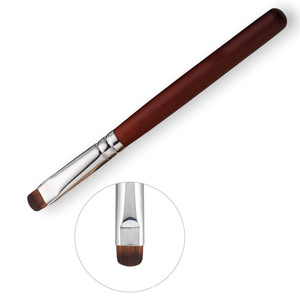 Pinceles franceses prensados Pure Hair Nail Art Brush para manicura en polvo - Product Image 3