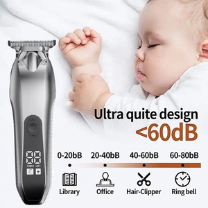 Cortapelos inalámbrico recargable <span class=keywords><strong>para</strong></span> hombre, máquina profesional <span class=keywords><strong>para</strong></span> cortar Barba, afeitadora <span class=keywords><strong>de</strong></span> <span class=keywords><strong>pelo</strong></span> - Product Image 2