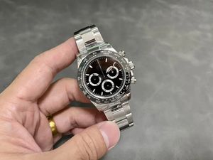 Montre <span class=keywords><strong>Chrono</strong></span> Panda de Qualité Supérieure Étanche Mécanique 40 mm VS F en Acier 904L Mouvement DD4131 Épaisseur 12 mm - Product Image 3