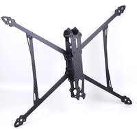 Kit de châssis de drone FPV HSKRC MAK4 10 pouces, argenté, haute puissance moteur, divers accessoires de vol pour quadricoptère, bras en fibre de carbone 7 mm