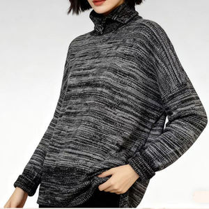 Pull élégant à col roulé pour femme, ample, grande taille, pull en tricot flatteur pour la silhouette, nouveau style 2026, pull pour femme - Product Image 5