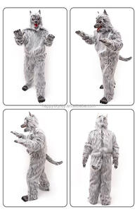 Мягкие костюмы оборотня для взрослых Косплей развлекательные костюмы 160-180 см Волк Талисман распродажа - Product Image 4