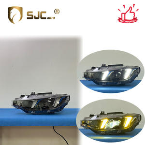 SJC Auto producto mejorado Amarillo/blanco DRL faro para <span class=keywords><strong>BMW</strong></span> F30 F35 2013-2015 <span class=keywords><strong>320i</strong></span> 318i 325i ojos de serpiente estilo de coche faro - Product Image 1