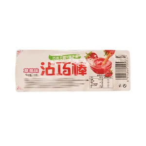 Wholesale candies and sweets strawberry flavor bulk Biscuit finger shape stick with milk chocolate jam in cup for kids