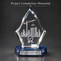 Trophée personnalisé en cristal et diamant Neelpure 199093 pour les performances commerciales, la remise des diplômes, le personnel médical, souvenir commémoratif, cadeau