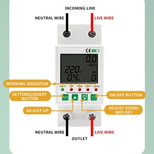 Smart Socket Wi-Fi Remote Control Voltage Current Leakage Protection Timer Switch <b>Universal</b> <b>Plug</b> CN Type - Product Image 3