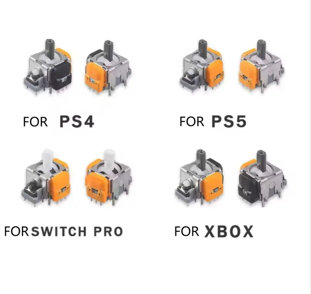 Replacement Hall Effect Joystick for PS5 PS4 Controller 3D Analog for Xbox One/ Switch Pro Hall Analog