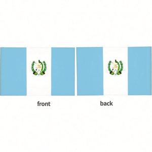 ธงกัวเตมาลาแบบหนีบติดกระจกรถยนต์ ขายส่ง ผ้าโพลีเอสเตอร์สองชั้น ป้องกันรังสียูวี สำหรับตกแต่งภายนอก ขนาด 18"x12" - Product Image 3