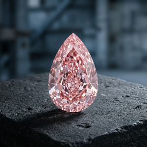 เพชรแล็บโกรว์สีชมพูแฟนซีทรงลูกแพร์จาก RATAN JEWELS สำหรับงานประดิษฐ์เครื่องประดับสุดหรูที่ได้รับการรับรอง - Product Image 2
