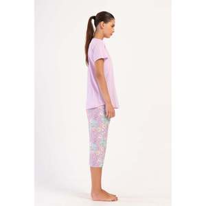 Combinaison de nuit ovale à manches courtes et col rond pour femmes - Product Image 3