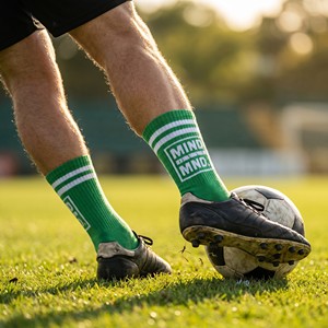 Chaussettes de sport personnalisées en gros, résistantes à la décoloration, durables, respirantes, en coton peigné, avec soutien de la voûte plantaire, pour l'escalade - Product Image 3