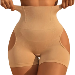 Taille haute sans couture Shapewear pour les femmes hanche et fesses levage ventre serrage corps Shaper tenue quotidienne slips amincissants - Product Image 1