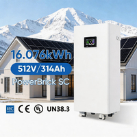 Batterie de stockage d'énergie LiFePO4 sur pied pour la maison 5KWh 10KWh 20KWh 48V 100Ah 200Ah, batterie solaire empilable IP65