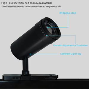 <span class=keywords><strong>Spot</strong></span> de plafond moderne orientable à zoom, haute luminosité CRI 90, dimmable, pour showroom haut de gamme, <span class=keywords><strong>avec</strong></span> clip, garantie commerciale - Product Image 1