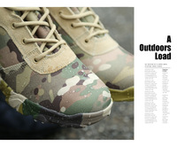 Bottes tactiques de combat imperméables de haute qualité, camouflage, chaussures d'entraînement en plein air pour l'alpinisme