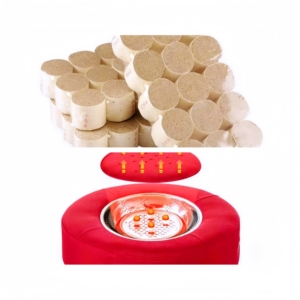 Cono de Moxa Mini de Fórmula Herbal Natural SI JI QI AI, 100% Lana de Artemisia, 16-18 Horas de Duración de Combustión, Disipa la Humedad Fría, Desbloquea - Product Image 6