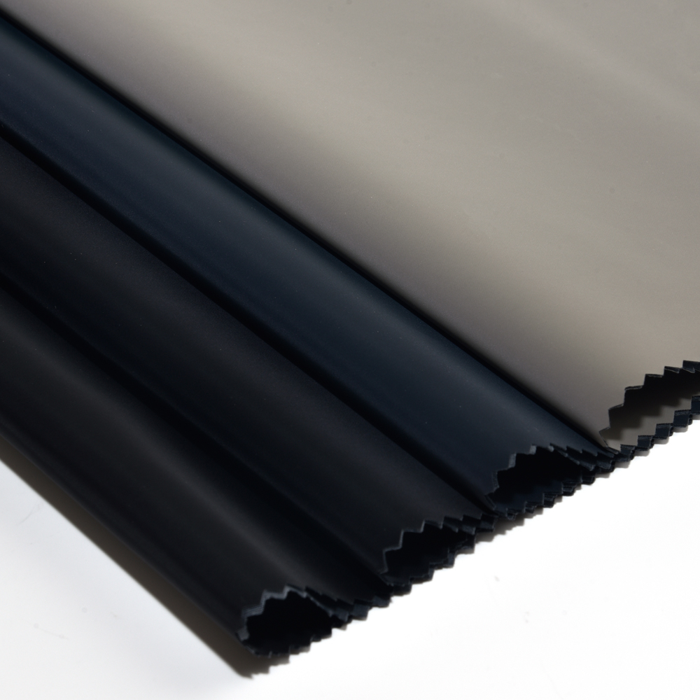Minimalist PU Leather Fabric with Smooth Finish, Sleek and Elegant, Suitable for Modern Clothing