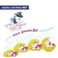 Slow-Rise Squishies Licorne Cadeaux pour filles Arts et artisanat Peignez vos propres arcs-en-ciel et Awesomeness Squishies Kit de bricolage