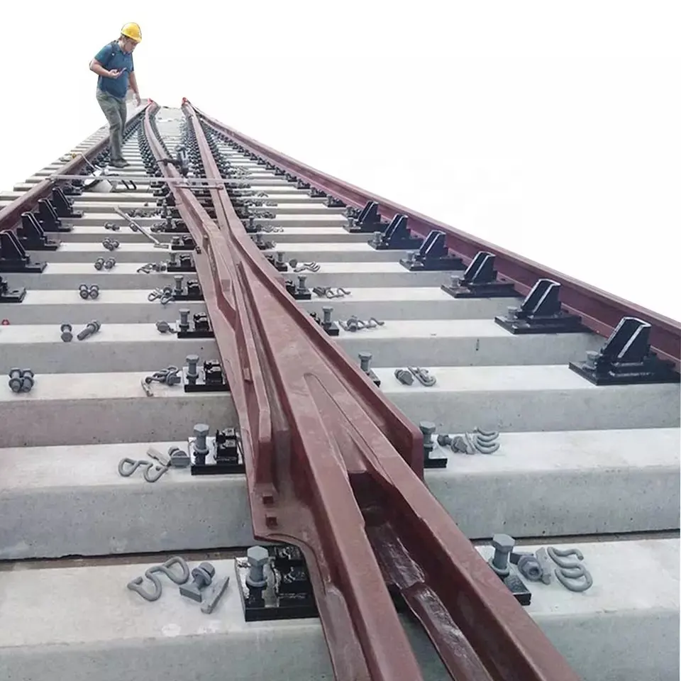 Eisenbahn bau zubehör China Factory Sales Standard Schienen weiche für Eisenbahn schienen Weiche