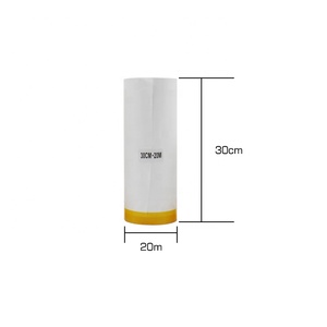 Vernice Pre-nastrata per mascherare la <span class=keywords><strong>carta</strong></span> per pittura <span class=keywords><strong>adesiva</strong></span> protettiva maschera rotolo di <span class=keywords><strong>carta</strong></span> per coprire battiscopa, telai, automobili e carrozzeria - Product Image 5