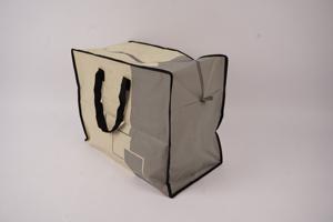 Bolsa de compras con cremallera portátil de alta calidad personalizada OEM/ODM con patrón de dibujos animados muestra gratis bolsa de mercado tejida PP para regalos al aire libre - Product Image 6