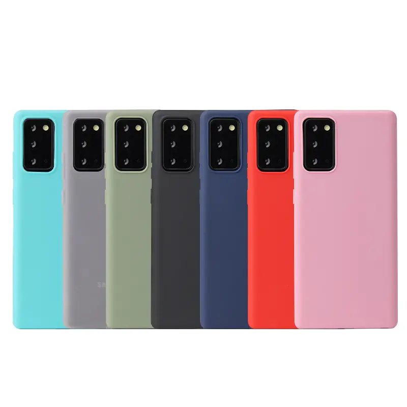 Ultra Thin Candy Color TPU Matte Soft Silicone Back Cover Phone Cases For Samsung Galaxy Note 20 Ultra S20 plus
