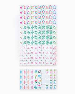 Juego de Mahjong de Lujo de 160 Piezas, Acrílico Grabado de 4 Capas, Portátil, Moderno, Color Naranja Claro, 1.24*0.91*0.63 Pulgadas, Diseño Atardecer Americano - Product Image 5