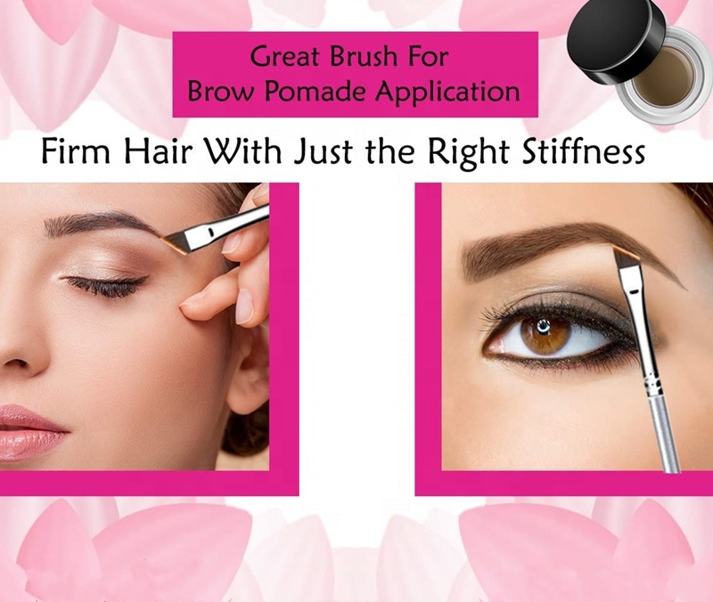angled brush for eyebrow tint