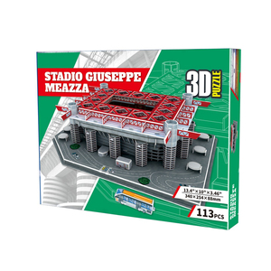 โมเดลสนามกีฬาซานซิโร่ ของเล่นแบบประกอบเอง 3 มิติ สนามฟุตบอล ประกอบด้วย 113 ชิ้น - Product Image 2