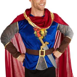 Adulto <span class=keywords><strong>rey</strong></span> corona y vestido <span class=keywords><strong>traje</strong></span> Halloween carnaval fiesta vestir <span class=keywords><strong>rey</strong></span> disfraz Cosplay Príncipe disfraz - Product Image 3