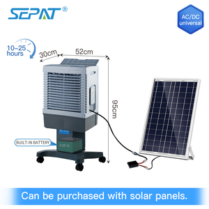 Sinh Thái Thân Thiện Với 20L Nước Bay Hơi Di Động Năng Lượng Mặt Trời Có Thể Sạc Lại Pin Làm Mát Không Khí Quạt Làm Mát Cho Phòng Nhỏ - Product Image 2