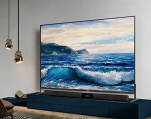 ทีวีสมาร์ททีวี QLED 4K ขนาด 65 นิ้ว แบบเต็มจอ ความละเอียดสูง รองรับ WiFi ความเร็วสูง ความสว่าง HDR ระบบ Android สำหรับบ้านหลายคน ขนาดใหญ่ - Product Image 3