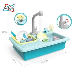 Jouet d'évier De cuisine pour enfant, jeu De simulation, avec robinet à eau