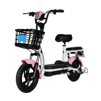Ebike sepeda listrik 350W, sepeda listrik dengan pedal sepeda kumbang e 2 roda skuter 2 roda 14 inci