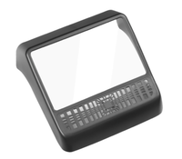 Cache de protection pour grille d'aération sous le siège Tesla Model 3 Y, cadre de grille d'aération arrière en ABS style carbone mat, accessoires intérieurs